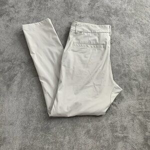 Lululemon Pants Mens 33x30” Commission Slim Warpstreme Silverstone Casual *FLAW